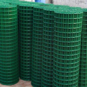 China Manufacture hot sale green caoted Welded Wire Mesh