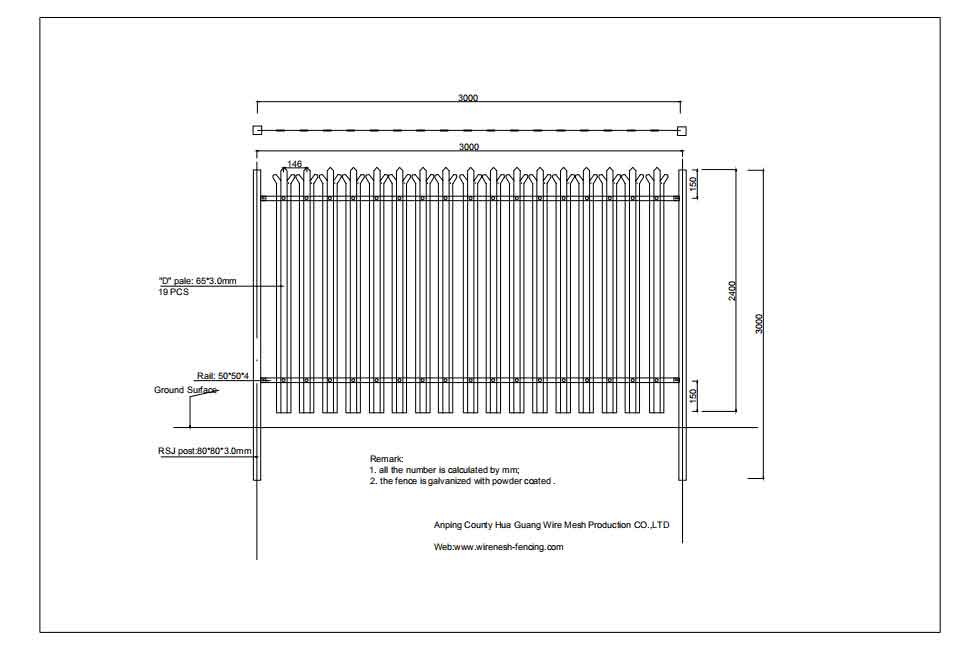 Palisade Fence