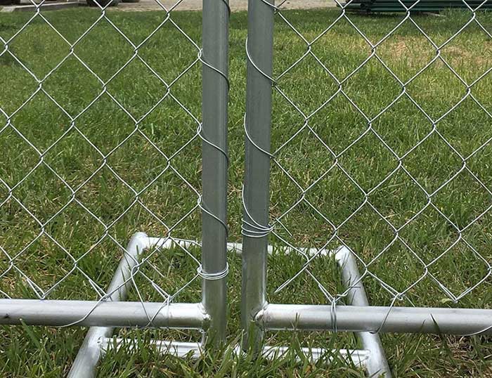 Chain Link fence temporal