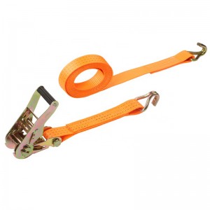 Ratchet Tie Down With Double J Hook