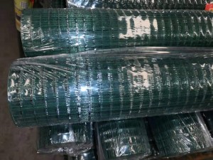 China Manufacture hot sale green caoted Welded Wire Mesh